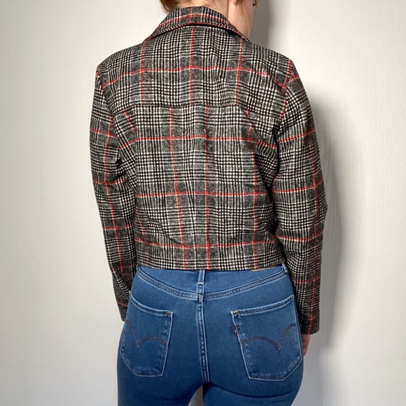 NWT Ivy + Main Cropped Plaid Jacket - Picture 3 of 6